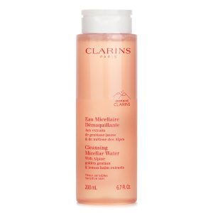 CLARINS CLEANSING MICELLAR WATER WITH ALPINE GOLDEN GENTIAN & LEMON BALM EXTRACTS - SENSITIVE SKIN