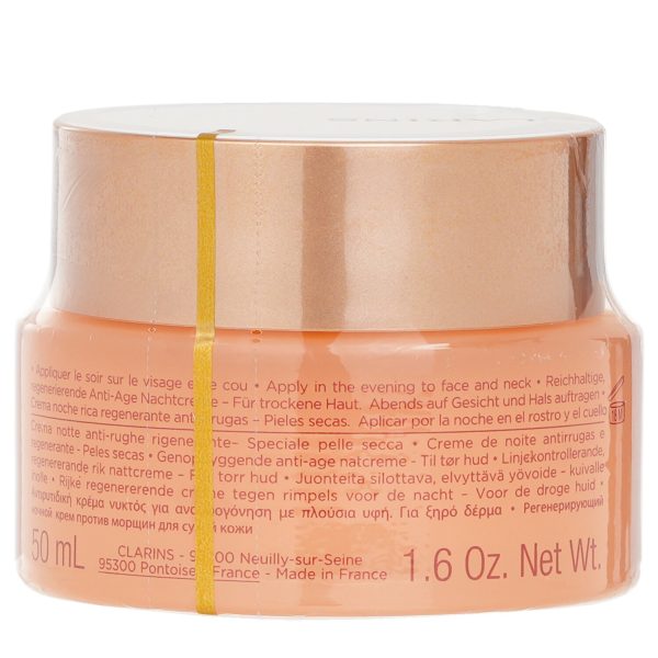 CLARINS EXTRA-FIRMING NUIT WRINKLE CONTROL, REGENERATING NIGHT RICH CREAM - FOR DRY SKIN