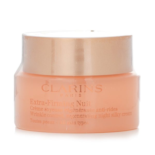 CLARINS EXTRA FIRMING NUIT WRINKLE CONTROL, REGENERATING NIGHT SILKY CREAM