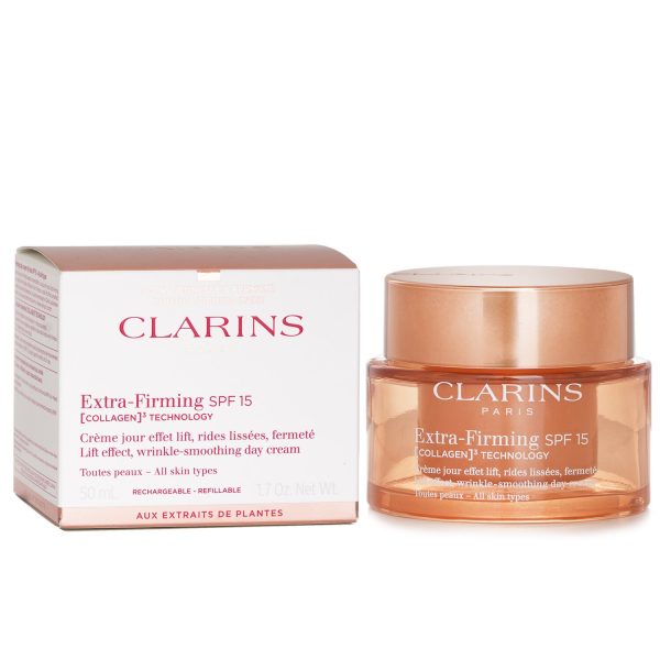 CLARINS EXTRA FIRMING SPF 15 LIFT EFFECT WRINKLE SMOOTHING DAY CREAM