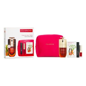 CLARINS FAVOURITES SET_ DOUBLE SERUM 30ML+LIP COMFORT OIL