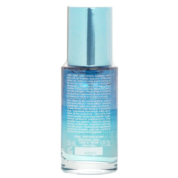 CLARINS HYDRA ESSENTIEL MOISTURIZES AND QUENCHES, SUPERCHARGED BI PHASE SERUM