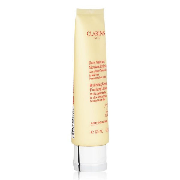 CLARINS HYDRATING GENTLE FOAMING CLEANSER WITH ALPINE HERBS & ALOE VERA EXTRACTS - NORMAL TO DRY SKIN