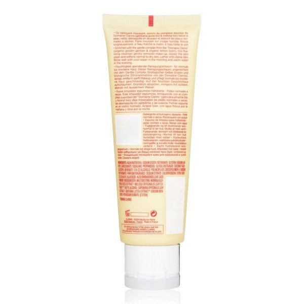 CLARINS HYDRATING GENTLE FOAMING CLEANSER WITH ALPINE HERBS & ALOE VERA EXTRACTS - NORMAL TO DRY SKIN