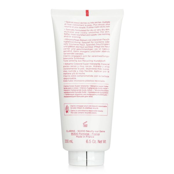 CLARINS MOISTURE RICH BODY LOTION WITH SHEA BUTTER - FOR DRY SKIN