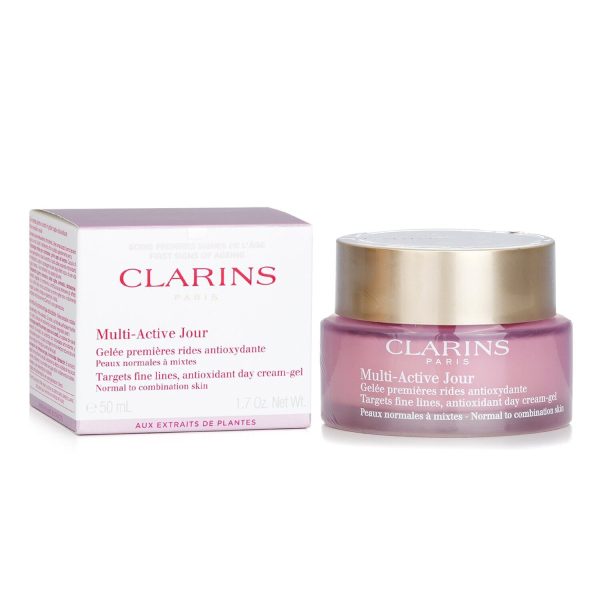 CLARINS MULTI-ACTIVE DAY TARGETS FINE LINES ANTIOXIDANT DAY CREAM-GEL - FOR NORMAL TO COMBINATION SKIN