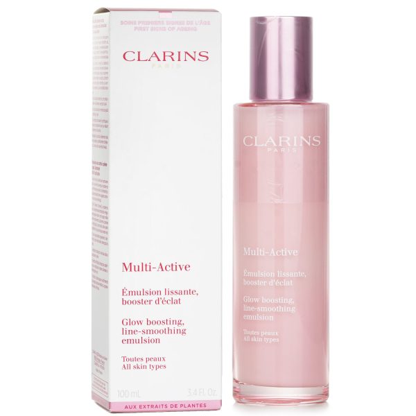 CLARINS MULTI-ACTIVE GLOW BOOSTING LINE-SMOOTHING EMULSION ALL SKIN TYPES