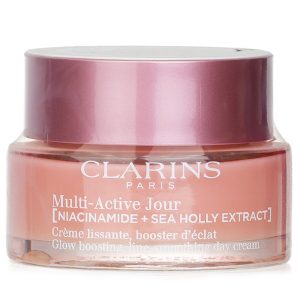 CLARINS MULTI-ACTIVE JOUR GLOW BOOSTING LINE-SMOOTHING DAY CREAM ALL SKIN TYPES