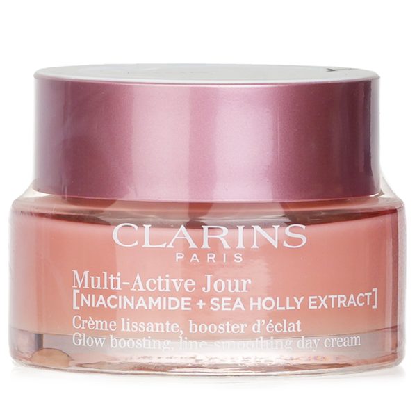 CLARINS MULTI-ACTIVE JOUR GLOW BOOSTING LINE-SMOOTHING DAY CREAM ALL SKIN TYPES