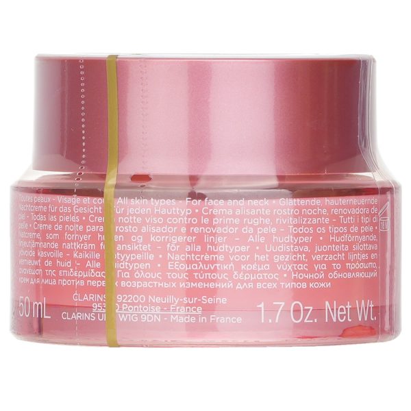 CLARINS MULTI-ACTIVE NUIT SKIN RENEWING LINE-SMOOTHING NIGHT CREAM ALL SKIN TYPES