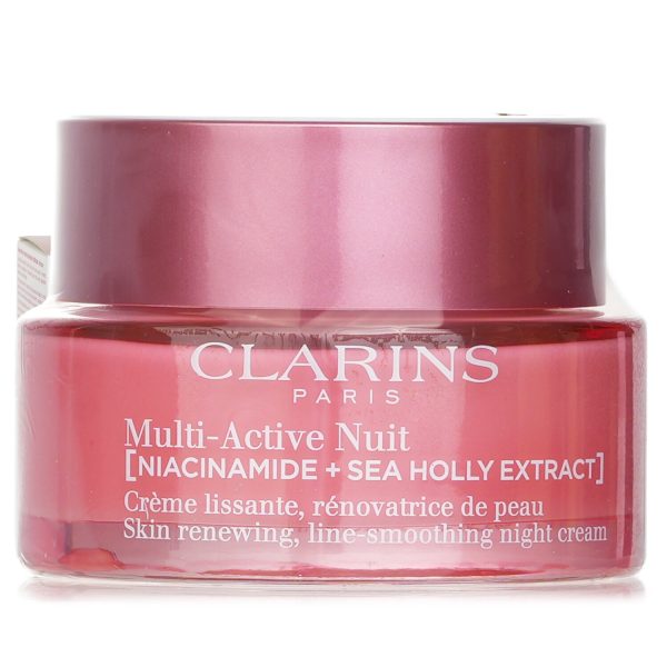 CLARINS MULTI-ACTIVE NUIT SKIN RENEWING LINE-SMOOTHING NIGHT CREAM DRY SKIN