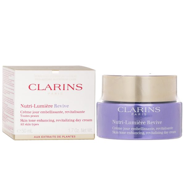CLARINS NUTRI-LUMIERE REVIVE SKIN TONE ENHANCING, REVITALIZING DAY CREAM