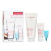 CLARINS PERFECT HYDRATION BODY SET_ SUPER HYDRATING BODY BALM 200ML+YOUTHFUL HAND CREAM 30ML+HYDRA ESSENTIEL REPARING LIP BALM 3ML