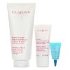 CLARINS PERFECT HYDRATION BODY SET_ SUPER HYDRATING BODY BALM 200ML+YOUTHFUL HAND CREAM 30ML+HYDRA ESSENTIEL REPARING LIP BALM 3ML