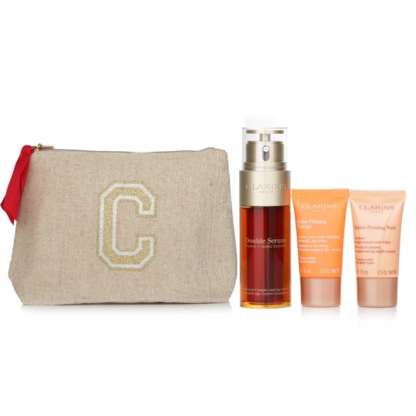 CLARINS RITUALE DOUBLE SERUM & EXTRA FIRMING SET_