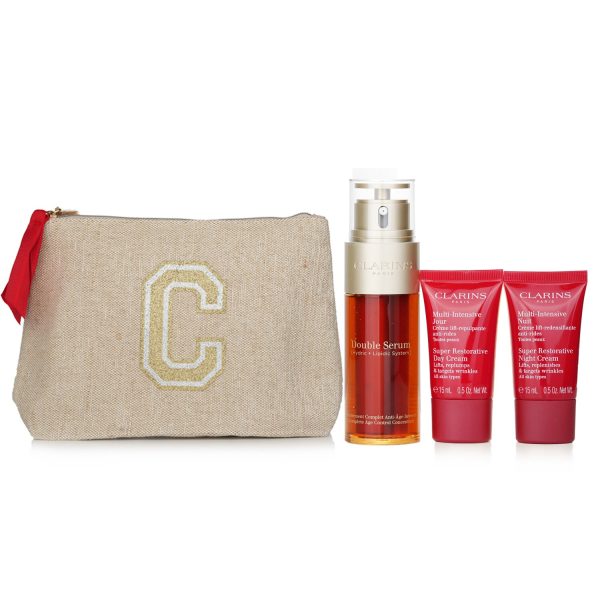 CLARINS RITUALE DOUBLE SERUM & MULTI INTENSIVE SET_