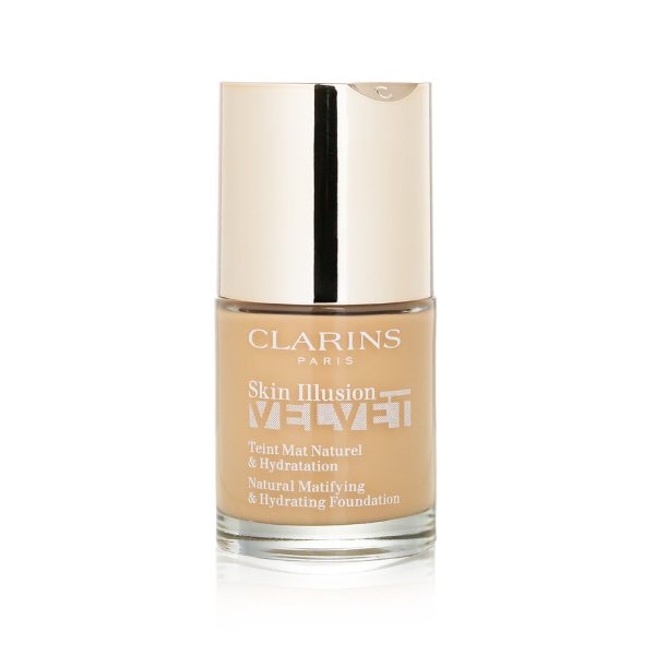 CLARINS SKIN ILLUSION VELVET NATURAL MATIFYING & HYDRATING FOUNDATION