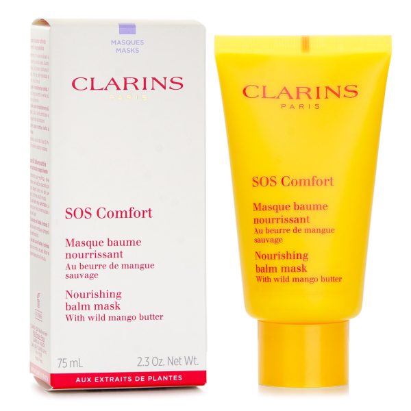 CLARINS SOS COMFORT NOURISHING BALM MASK WITH WILD MANGO BUTTER - FOR DRY SKIN