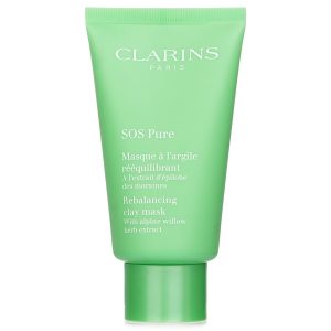 CLARINS SOS PURE REBALANCING CLAY MASK WITH ALPINE WILLOW - COMBINATION TO OILY SKIN
