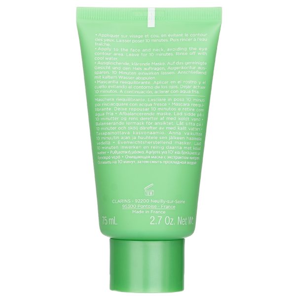CLARINS SOS PURE REBALANCING CLAY MASK WITH ALPINE WILLOW - COMBINATION TO OILY SKIN