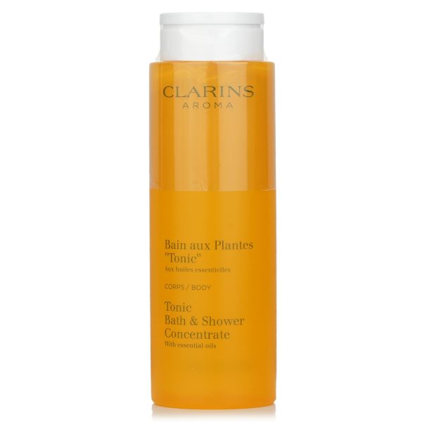 CLARINS TONIC BATH & SHOWER CONCENTRATE WITH ESSENTIAL OILS