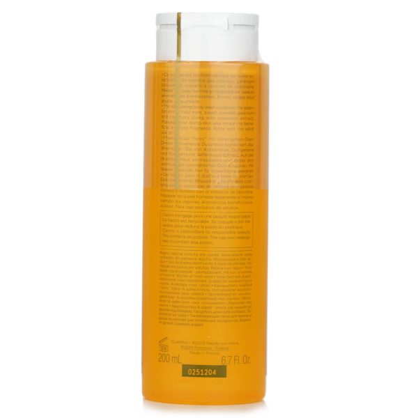 CLARINS TONIC BATH & SHOWER CONCENTRATE WITH ESSENTIAL OILS