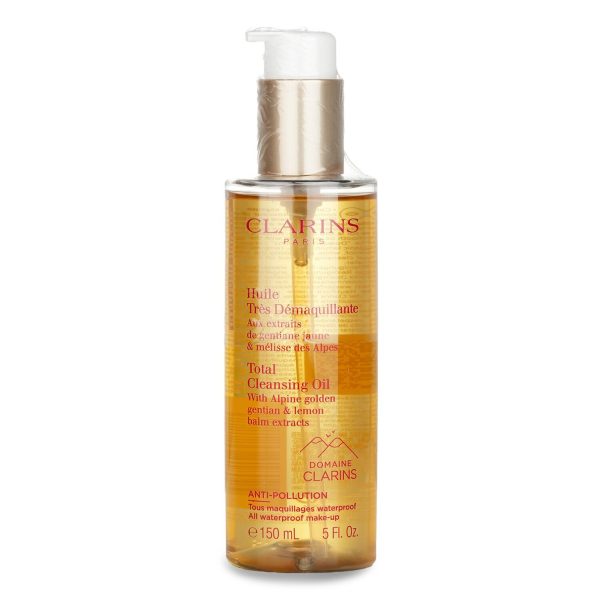 CLARINS TOTAL CLEANSING OIL WITH ALPINE GOLDEN GENTIAN & LEMON BALM EXTRACTS