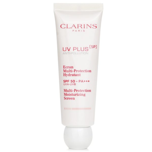 CLARINS UV PLUS [5P] ANTI-POLLUTION MULTI-PROTECTION MOISTURIZING SCREEN SPF 50 - ROSE