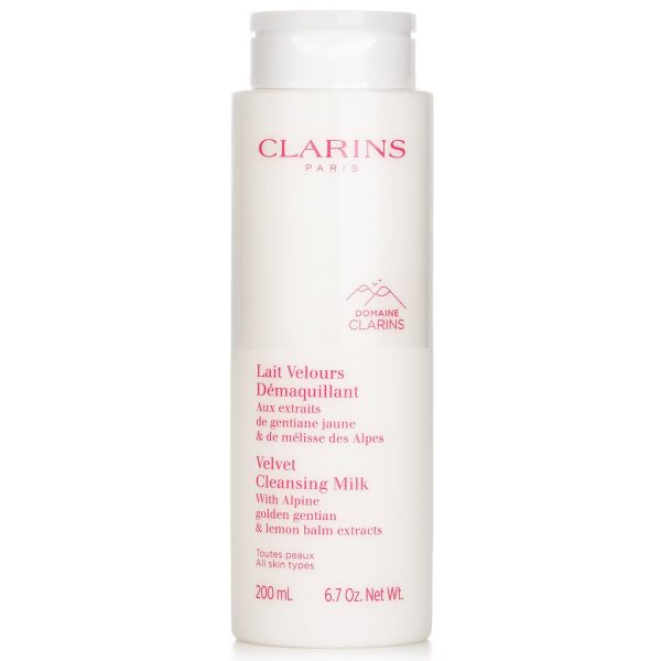 CLARINS VELVET CLEANSING MILK WITH ALPINE GOLDEN GENTIAN & LEMON BALM EXTRACTS