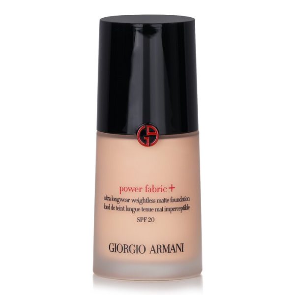 GIORGIO ARMANI POWER FABRIC+ ULTRA LONGWEAR WEIGHTLESS MATTE FOUNDATION SPF 20