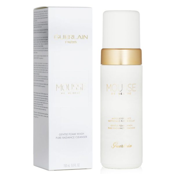 GUERLAIN PURE RADIANCE CLEANSER - MOUSSE DE BEAUTE GENTLE FOAM WASH