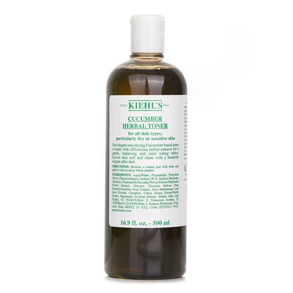 KIEHL'S CUCUMBER HERBAL ALCOHOL-FREE TONER - FOR DRY OR SENSITIVE SKIN TYPES