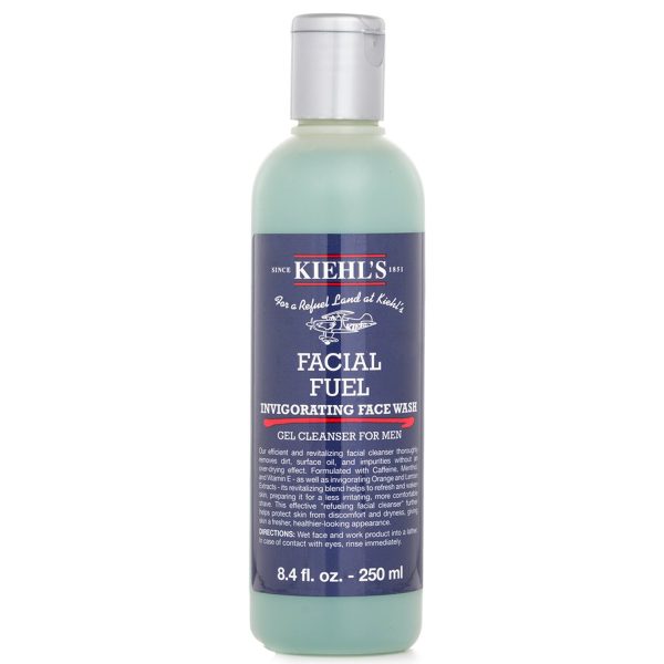 KIEHL'S FACIAL FUEL ENERGIZING FACE WASH GEL CLEANSER