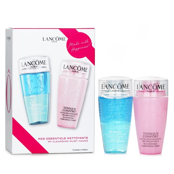 LANCOME MY CLEANSING MUST-HAVES SET_ BI-FACIL 75ML + CONFORT TONIQUE 75ML