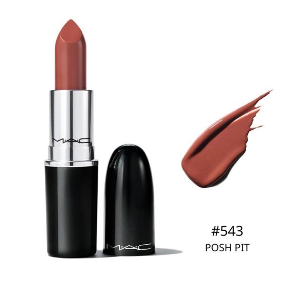 MAC LUSTREGLASS LIPSTICK NO.543 POSH PIT