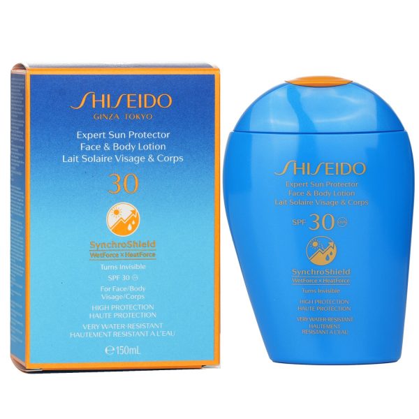 SHISEIDO EXPERT SUN PROTECTOR SPF 30 UVA FACE & BODY LOTION