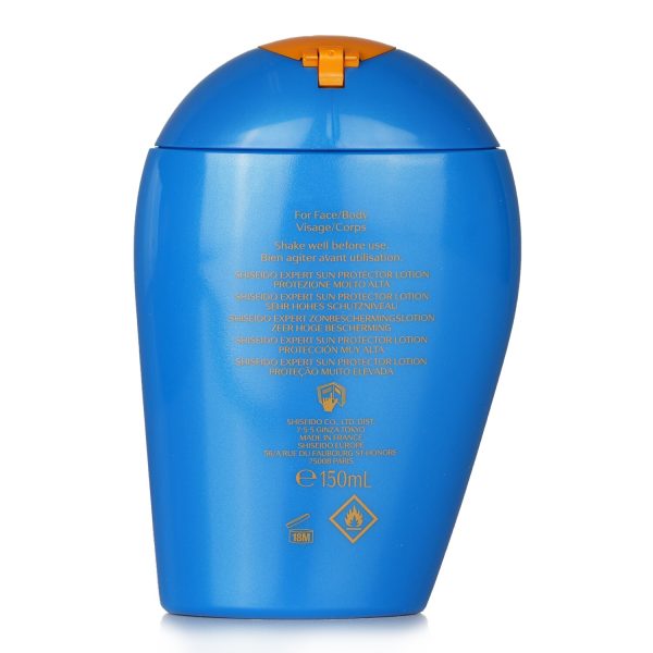 SHISEIDO EXPERT SUN PROTECTOR SPF 50+UVA FACE & BODY LOTION