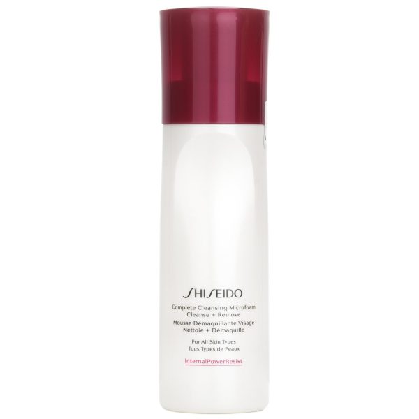 SHISEIDO INTERNALPOWERRESIST COMPLETE CLEANSING MICROFOAM CLEANSE + REMOVE - FOR ALL SKIN TYPES