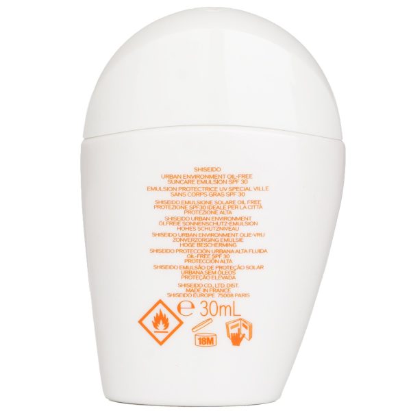 SHISEIDO SHISEIDO URBAN ENVIRONMENT AGE DEFENSE OIL-FREE SPF 30