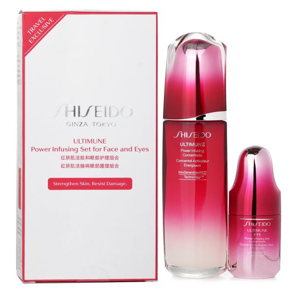 SHISEIDO ULTIMUNE POWER INFUSING SET_ FACE CONCENTRATE 100ML + EYE CONCENTRATE 15ML