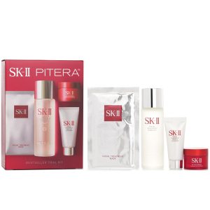 SK II BEST SELLER TRIAL KIT_ FACIAL TREATMENT ESS. 75ML+FACIAL TREATMENT CLEANSER 20G+SKINPOWER ADVANCED CREAM 15G+ F.T MASK 1PCS