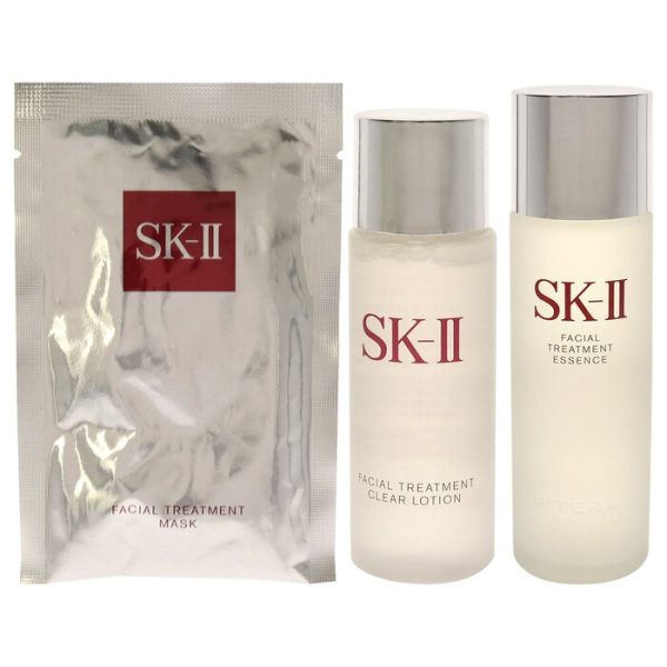 SK II PITERA FIRST EXPERIENCE KIT BY SK-II FOR UNISEX - 3 PC 2.5OZ FACIAL TREATMENT ESSENCE , 1OZ FACIAL TREATMENT CLEAR LOTIO