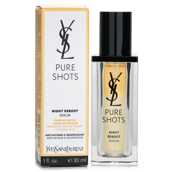 YVES SAINT LAURENT PURE SHOTS NIGHT REBOOT SERUM - ANTI-FATIGUE & RESURFACING