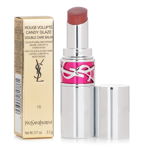 YVES SAINT LAURENT ROUGE VOLUPTE CANDY GLAZE DOUBLE CARE BALM